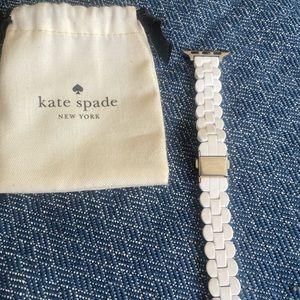 Kate spade white ceramic Apple Watch band
